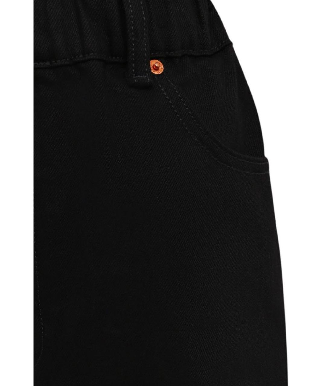ALEXANDER WANG Черные хлопковые прямые джинсы, фото 6