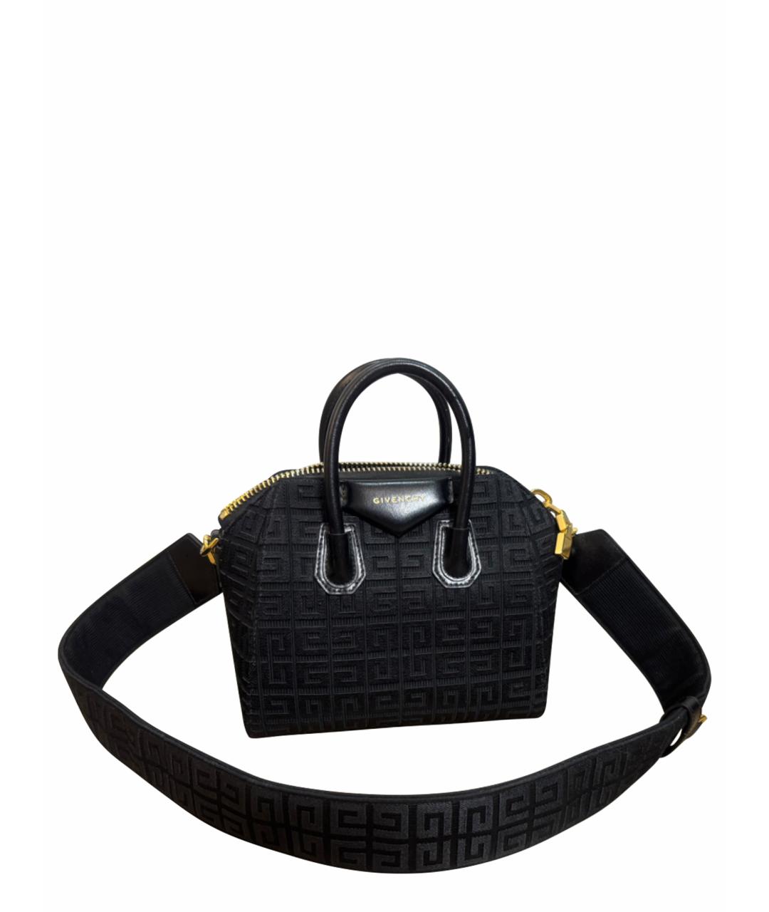 GIVENCHY Черная хлопковая сумка через плечо, фото 1