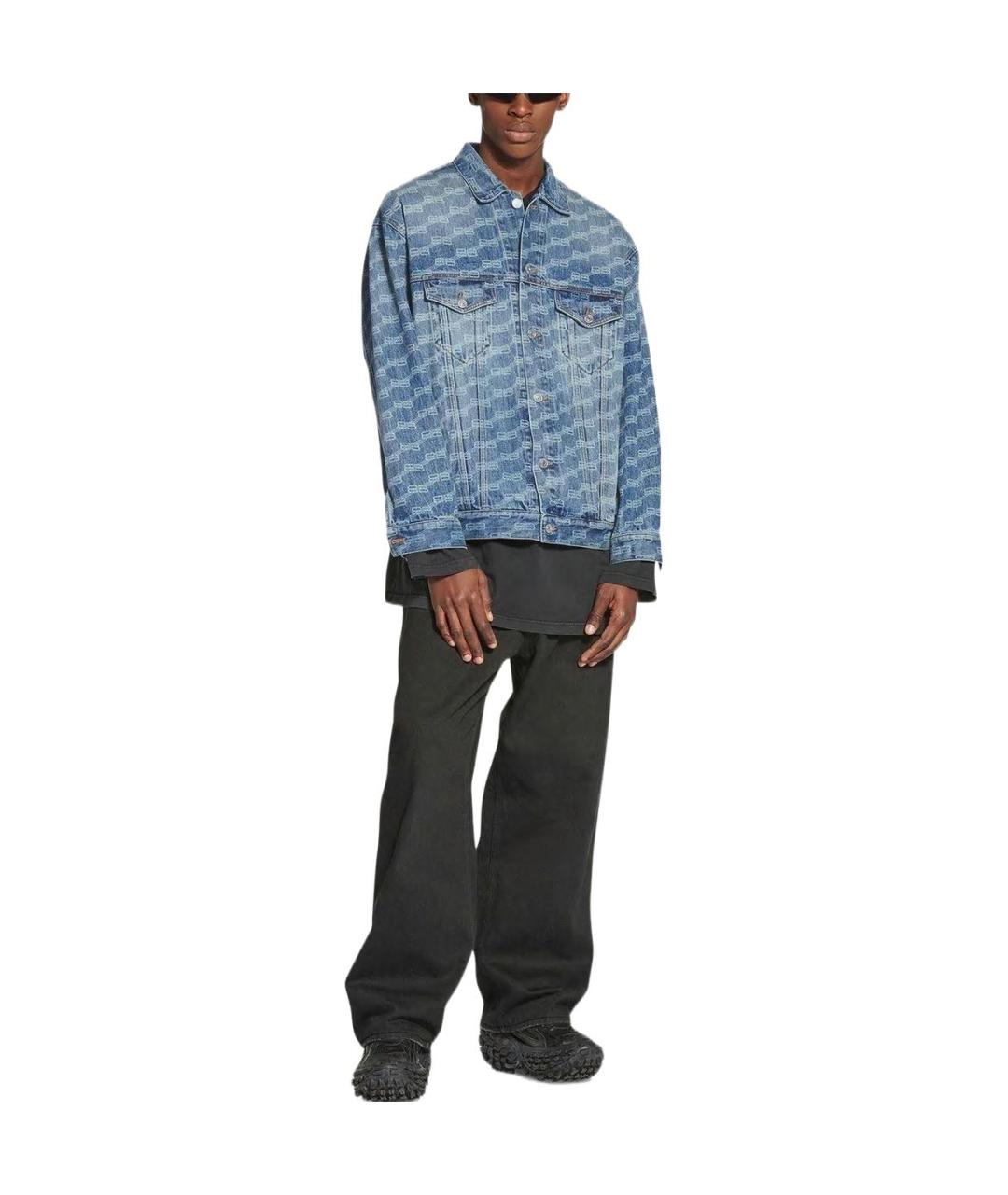 BALENCIAGA Синяя куртка, фото 2