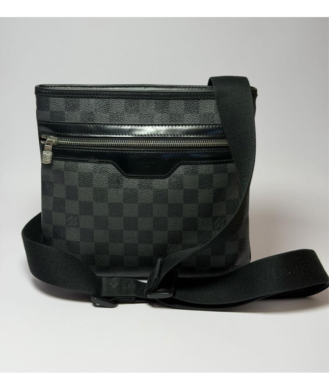 LOUIS VUITTON Черная сумка на плечо, фото 9