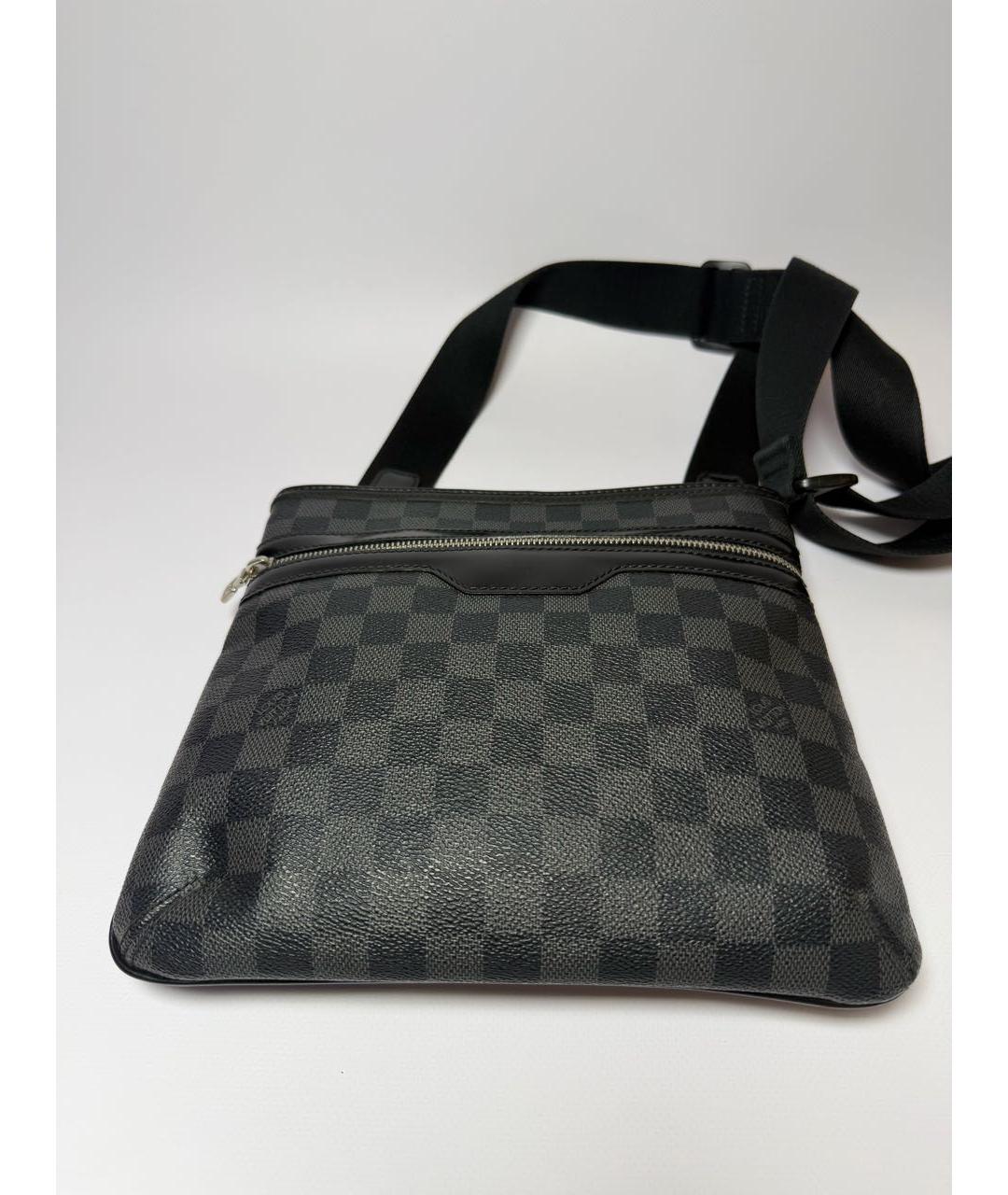 LOUIS VUITTON Черная сумка на плечо, фото 5