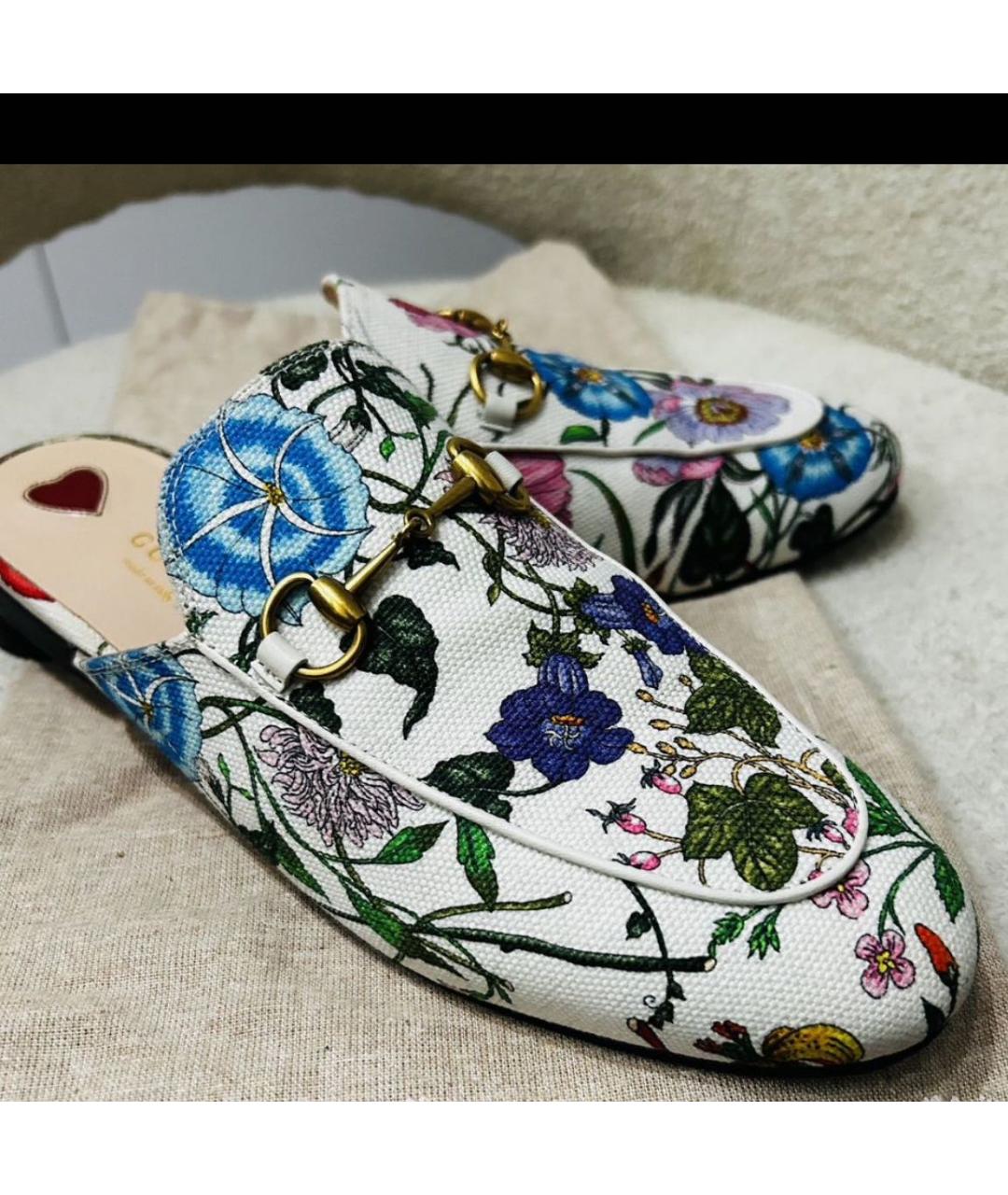 GUCCI Мульти кожаные мюли, фото 3