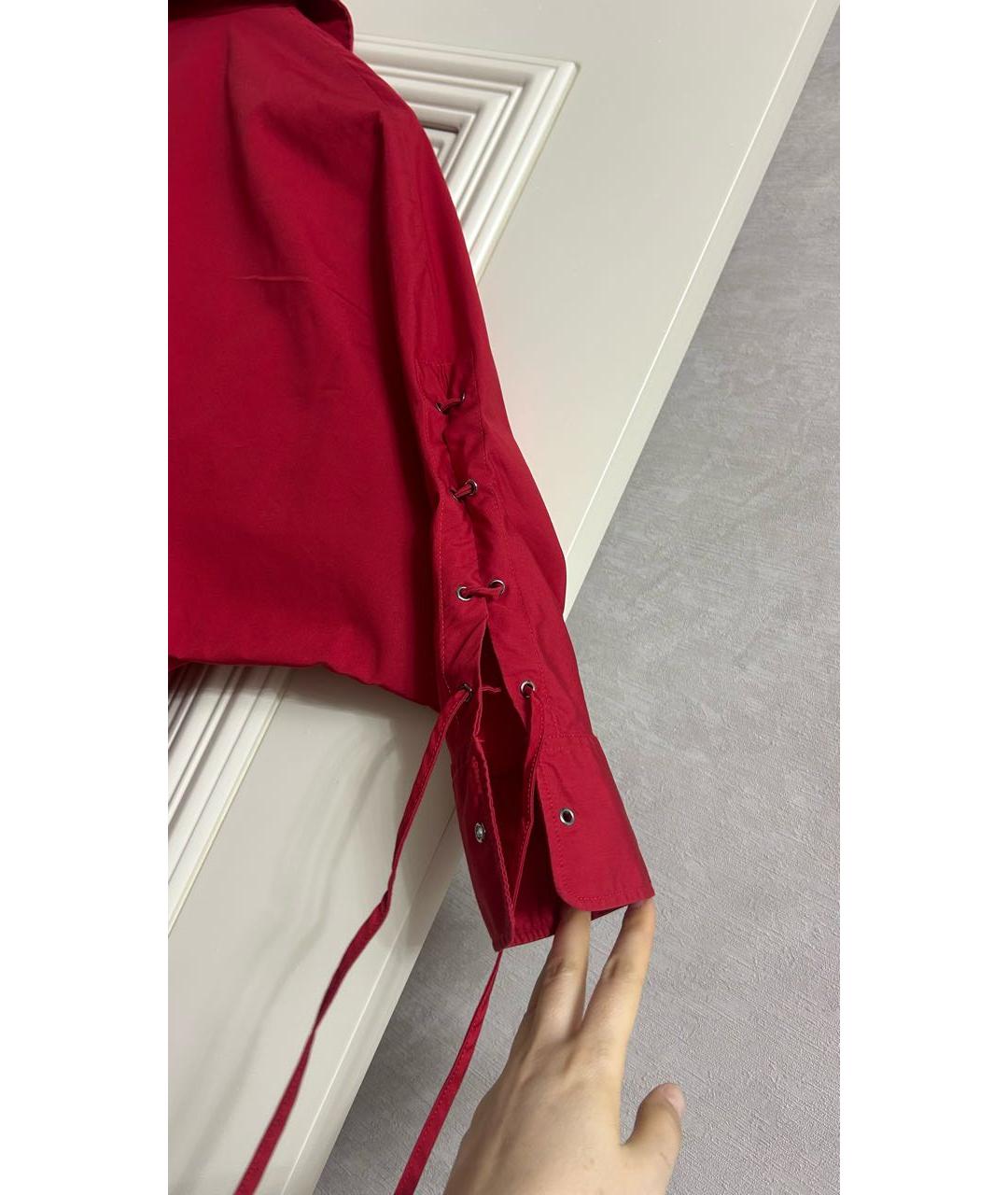 'S MAX MARA Красное повседневное платье, фото 4
