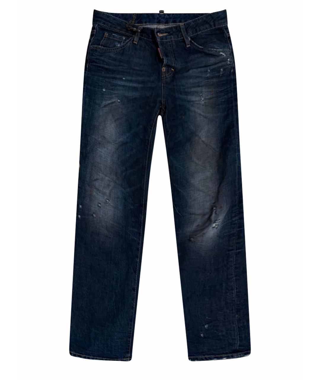 DSQUARED2 Темно-синие джинсы слим, фото 1