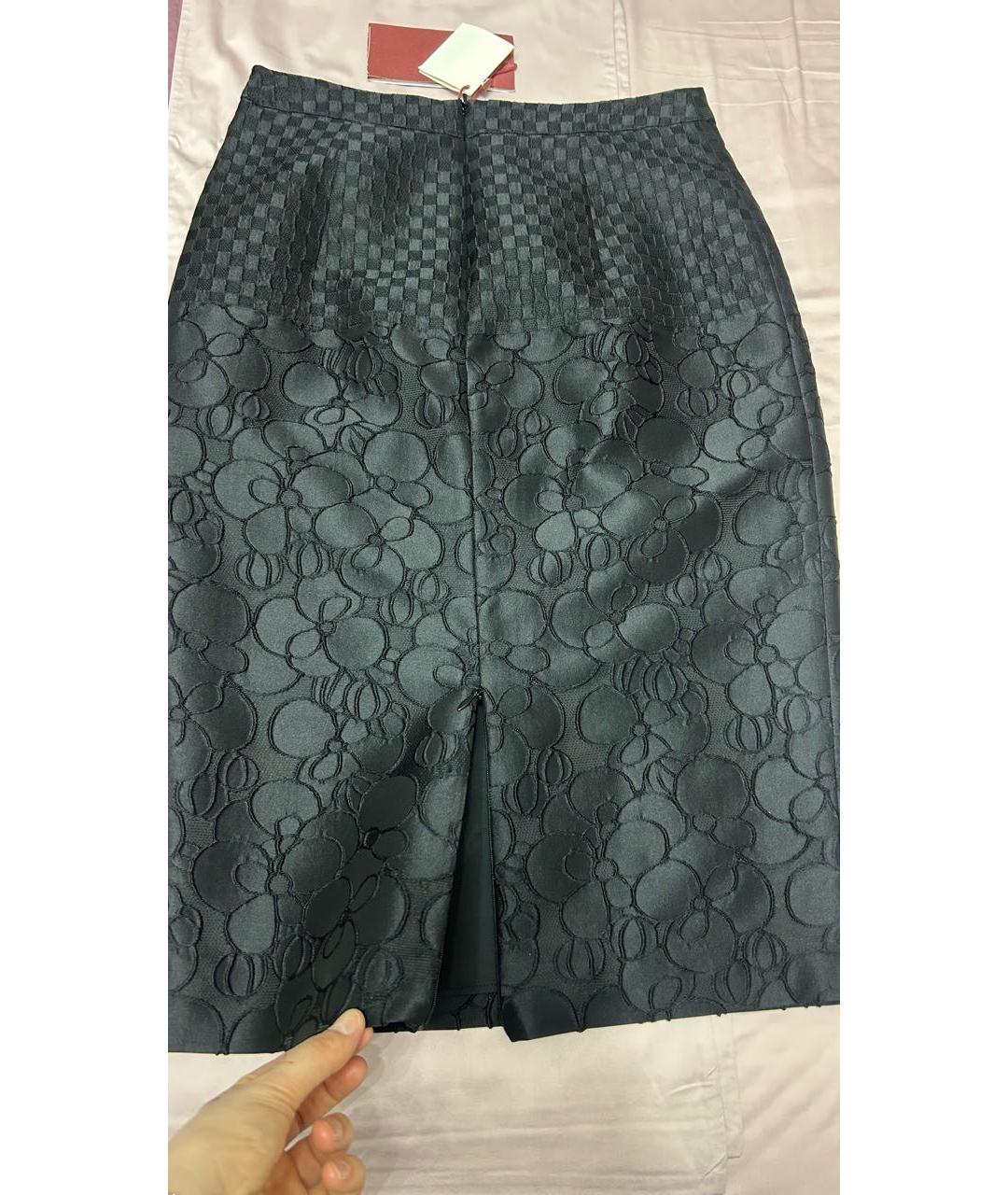 'S MAX MARA Черная юбка миди, фото 5