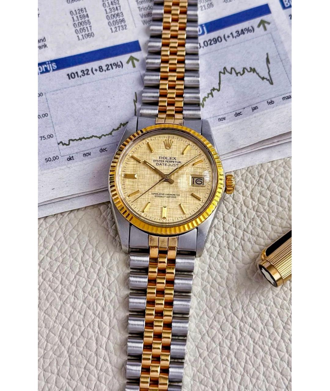 ROLEX Золотые часы из желтого золота, фото 5