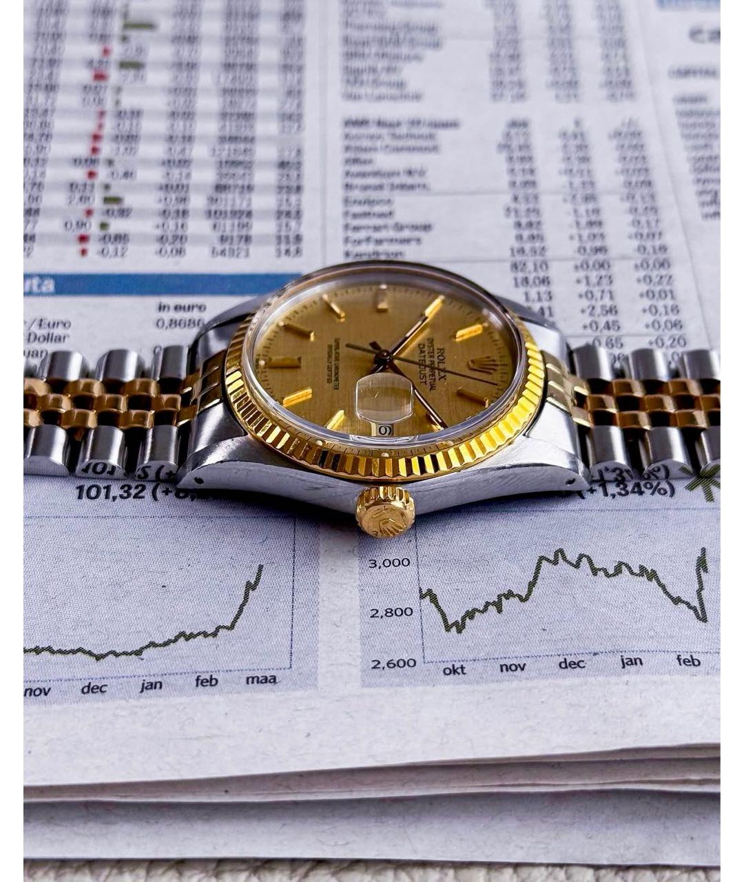 ROLEX Золотые часы из желтого золота, фото 3