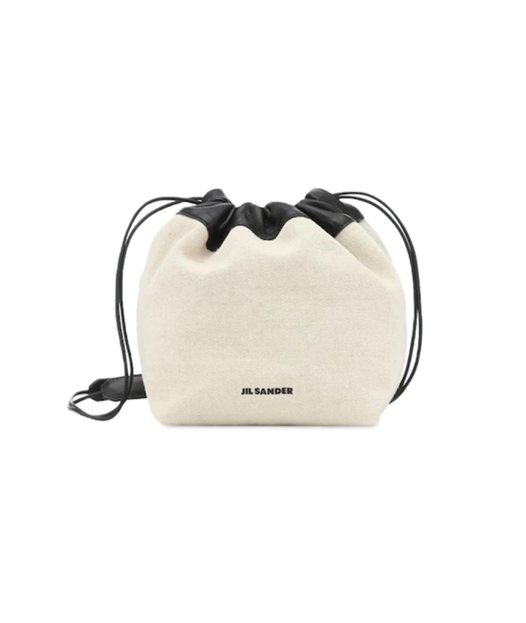 JIL SANDER Белая сумка через плечо, фото 6