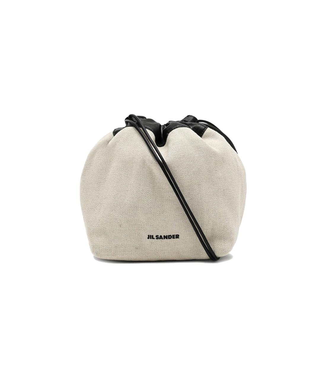 JIL SANDER Белая сумка через плечо, фото 2