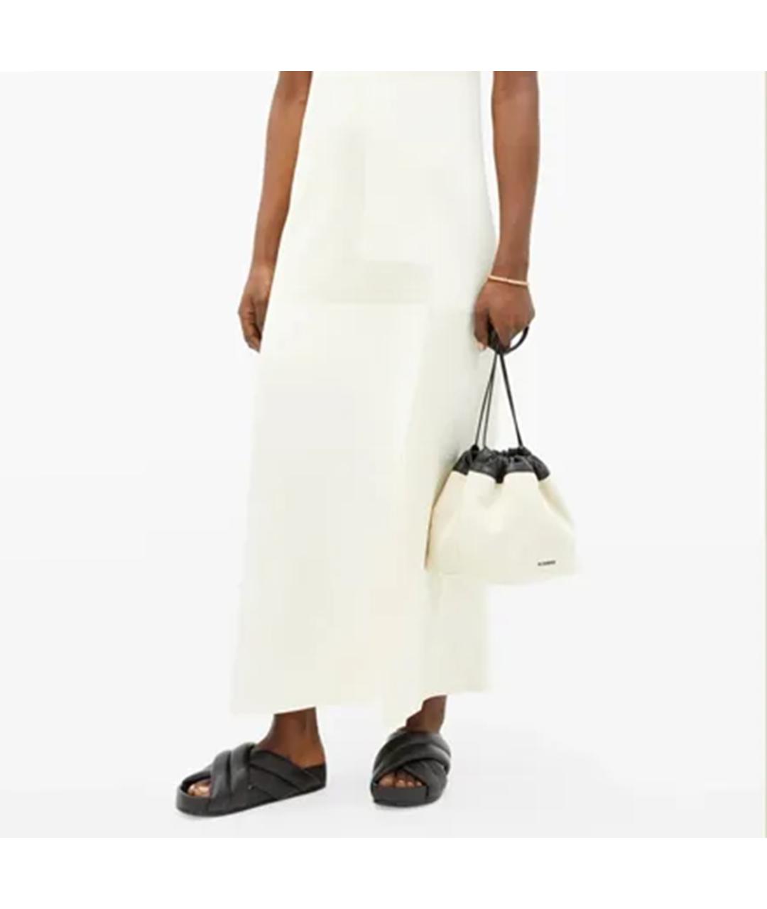 JIL SANDER Белая сумка через плечо, фото 4