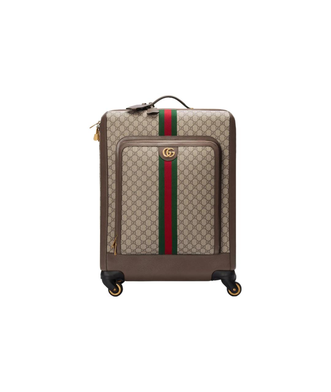 GUCCI Коричневый чемодан, фото 6