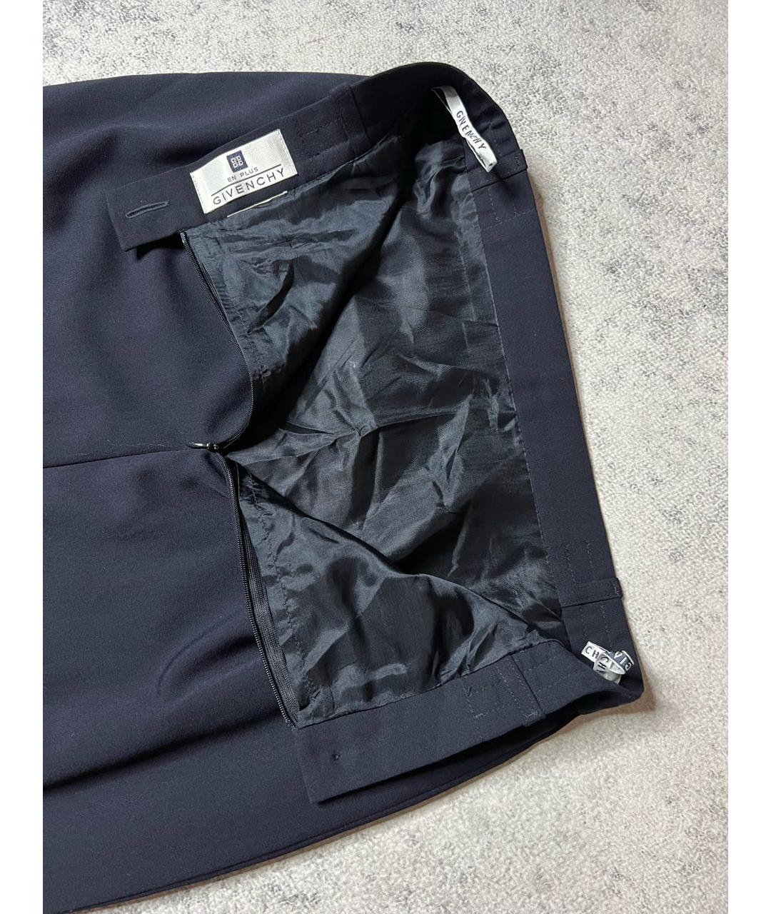 GIVENCHY Черная шерстяная юбка миди, фото 5