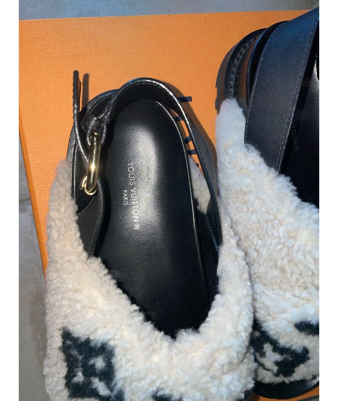 LOUIS VUITTON Кожаные босоножки, фото 3