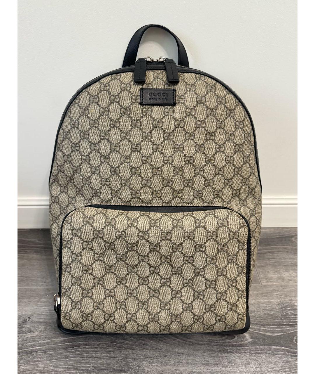 GUCCI Бежевый рюкзак, фото 9
