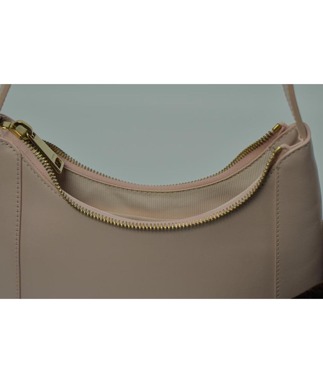 FURLA Розовая кожаная сумка через плечо, фото 6