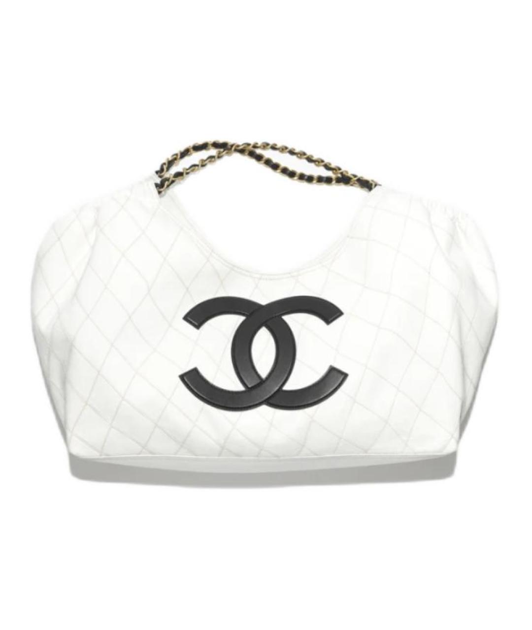 CHANEL Белая сумка через плечо, фото 1