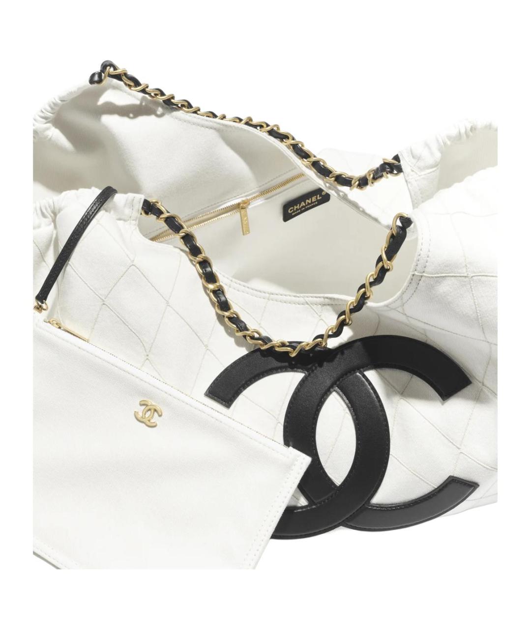 CHANEL Белая сумка через плечо, фото 4