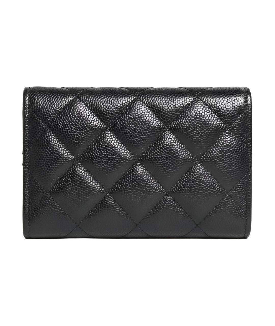 CHANEL Черный кожаный кардхолдер, фото 2