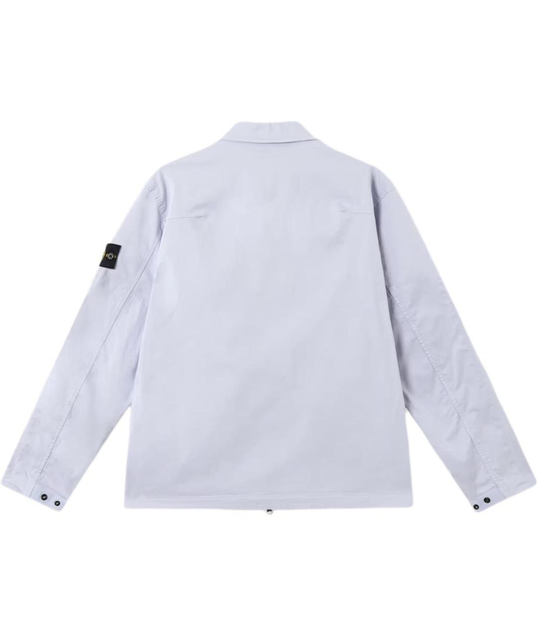 STONE ISLAND Фиолетовая хлопковая куртка, фото 2