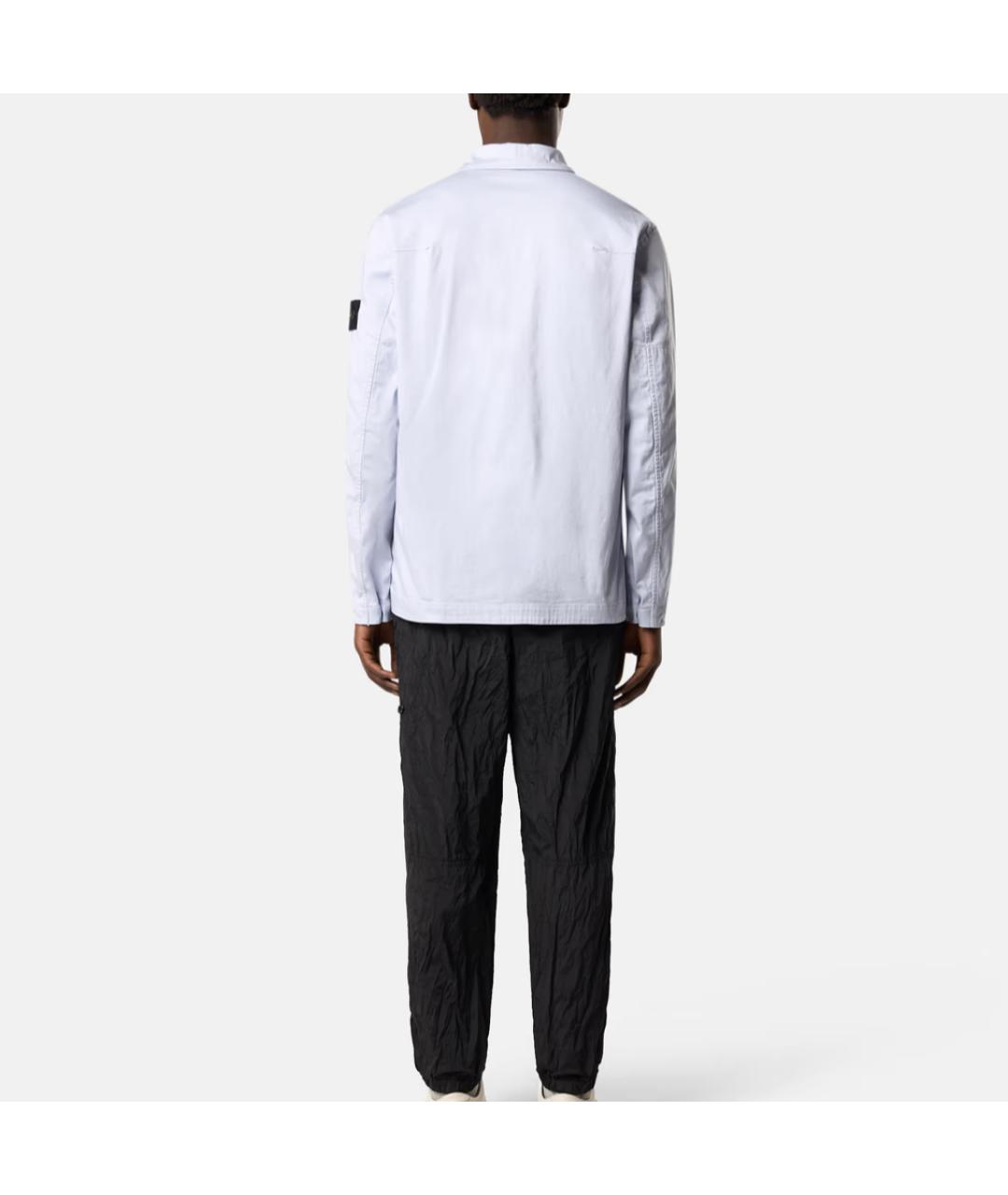 STONE ISLAND Фиолетовая хлопковая куртка, фото 4