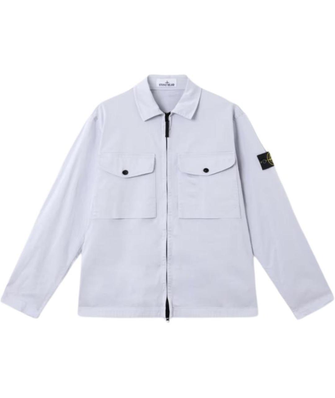 STONE ISLAND Фиолетовая хлопковая куртка, фото 1