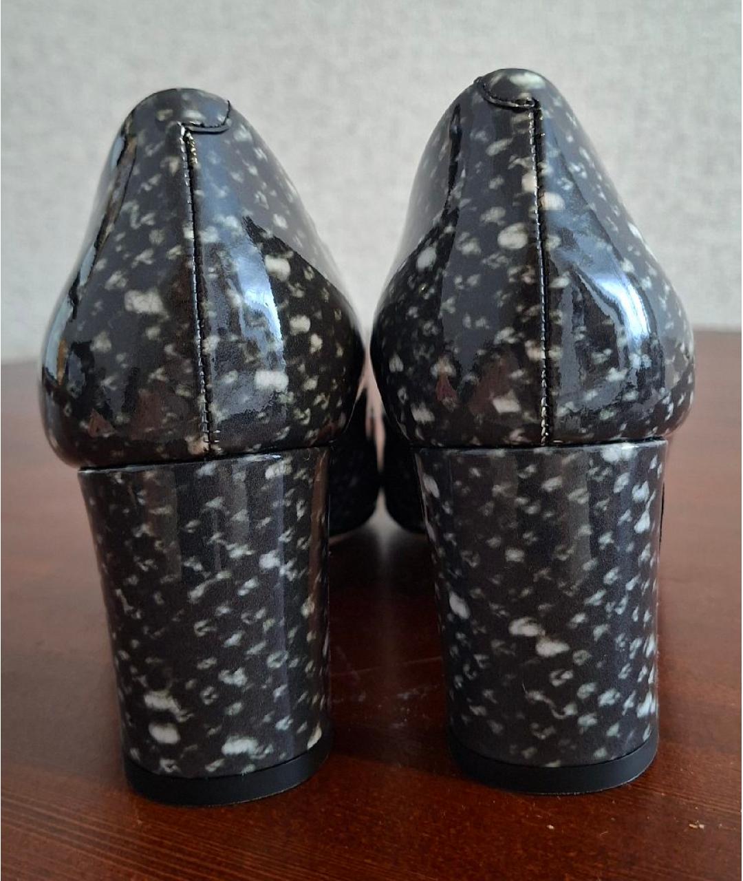 DOLCE&GABBANA Мульти туфли из лакированной кожи, фото 4