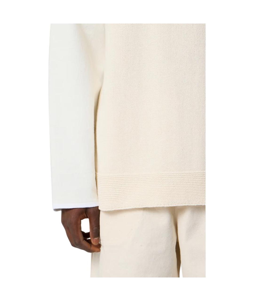 STONE ISLAND Белый джемпер / свитер, фото 4