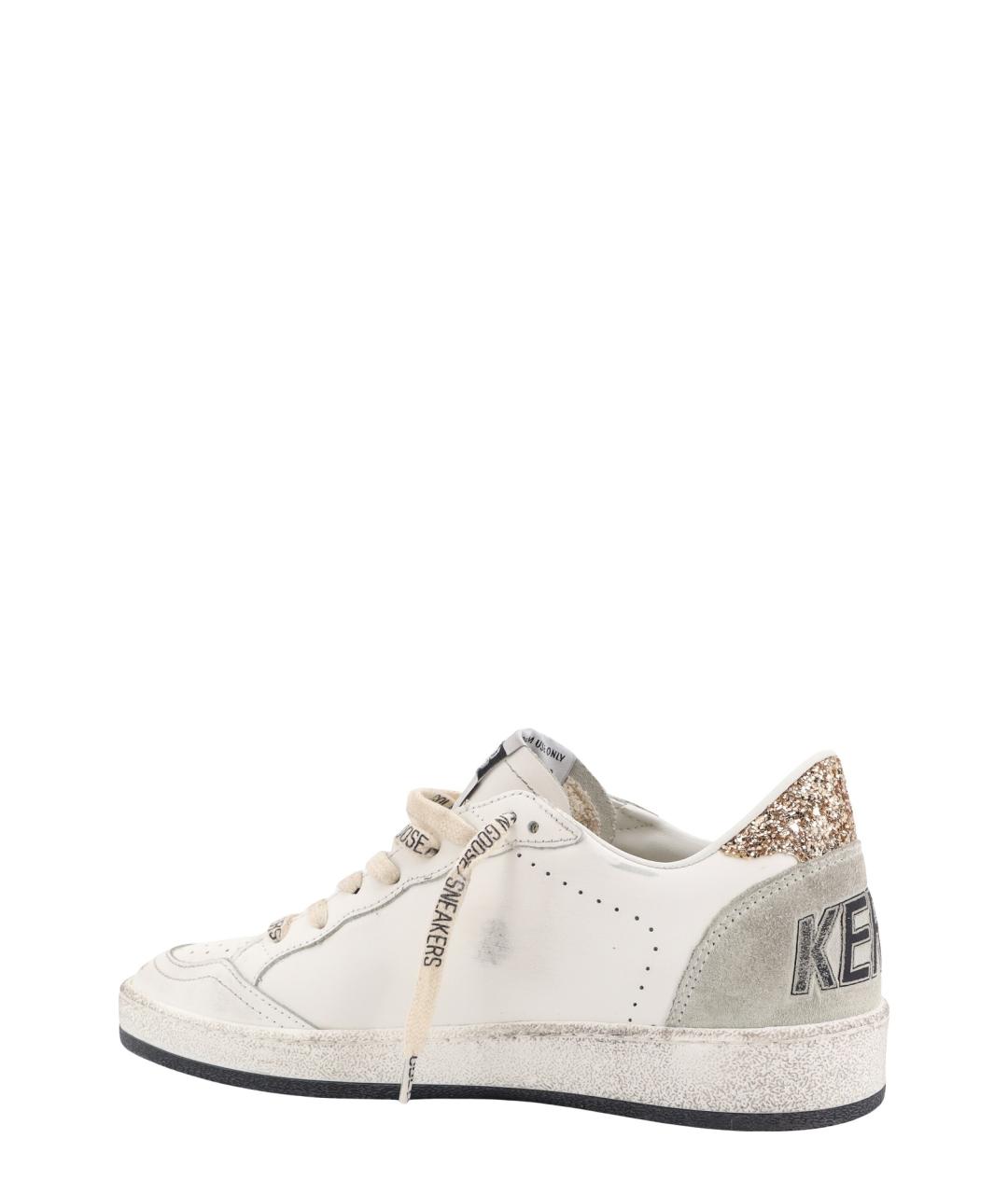 GOLDEN GOOSE DELUXE BRAND Белые кожаные кроссовки, фото 3
