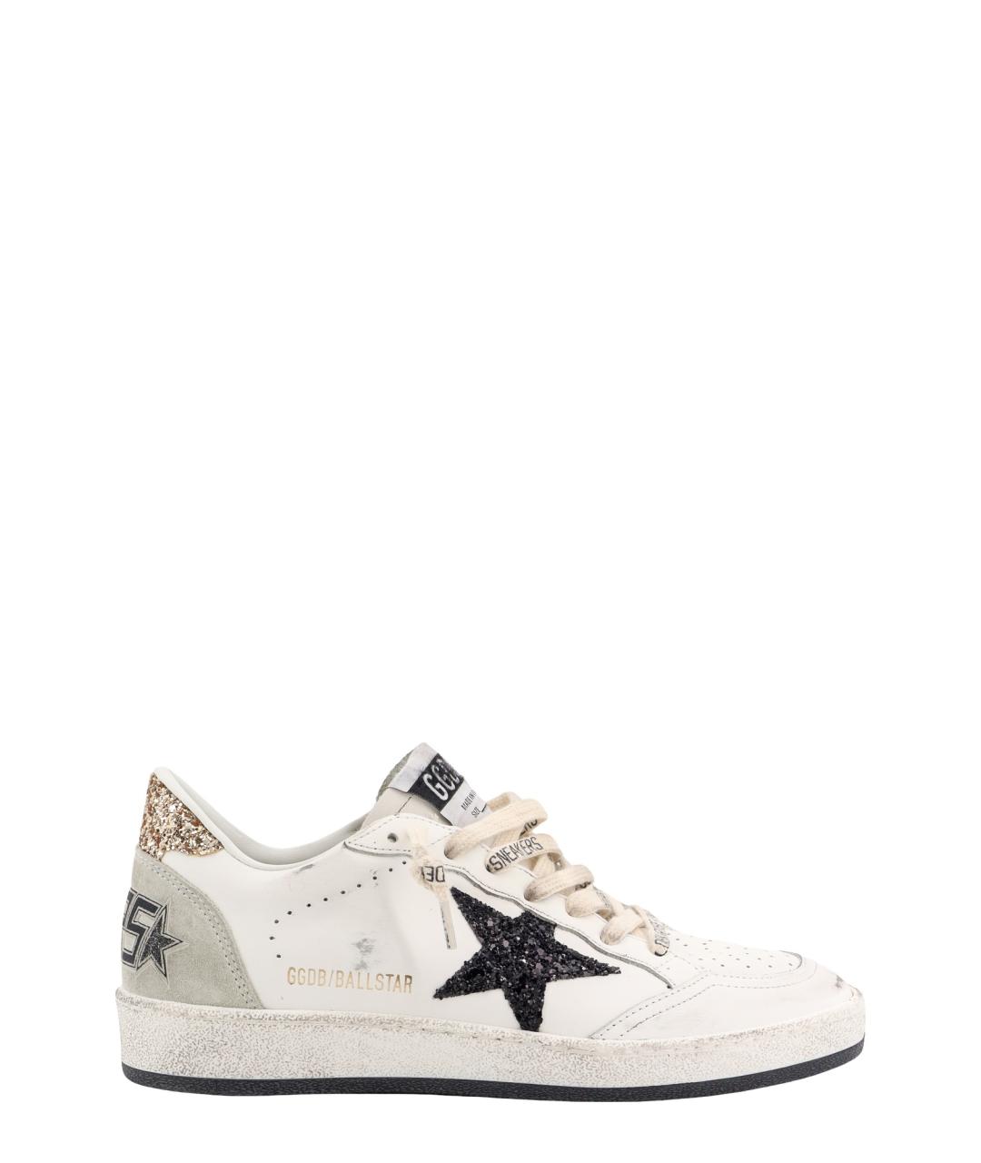 GOLDEN GOOSE DELUXE BRAND Белые кожаные кроссовки, фото 1