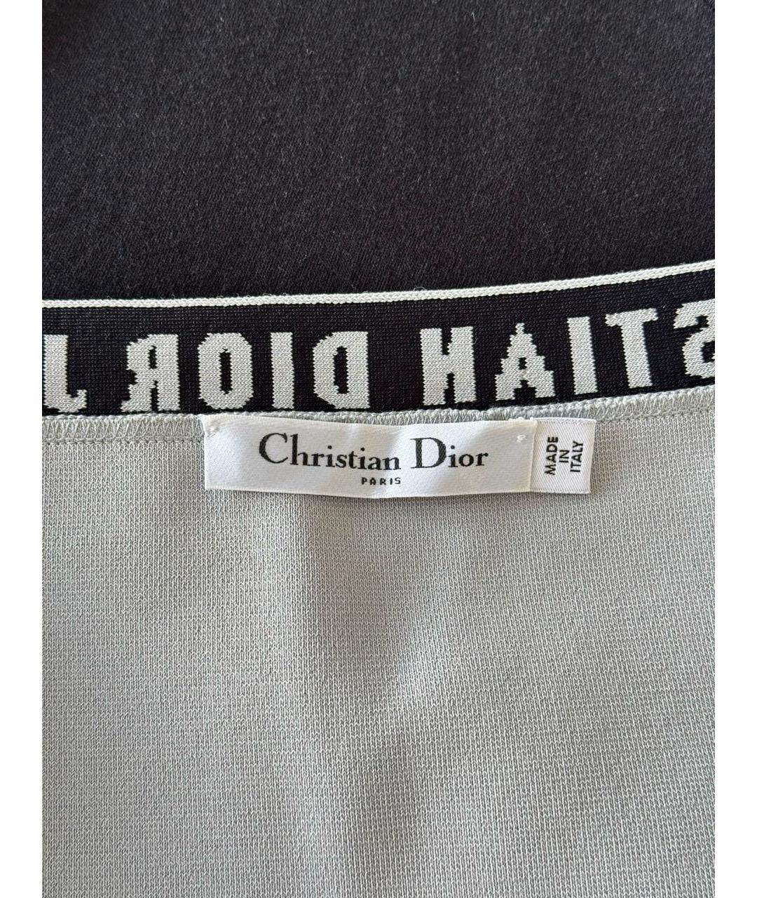CHRISTIAN DIOR Серые вискозные шорты, фото 4