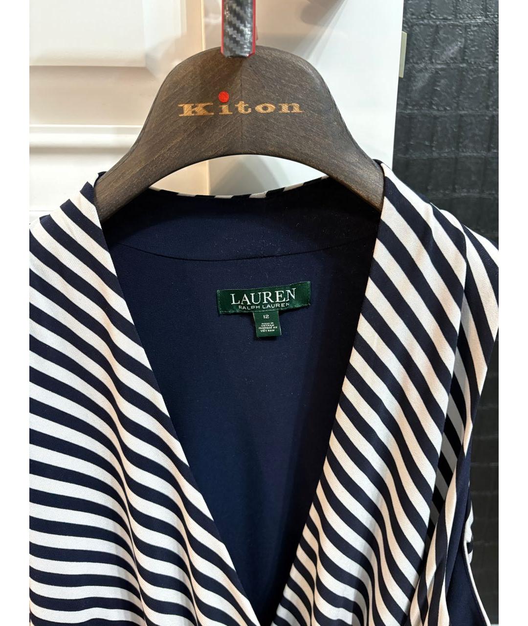 RALPH LAUREN Темно-синий полиэстеровый комбинезон, фото 6