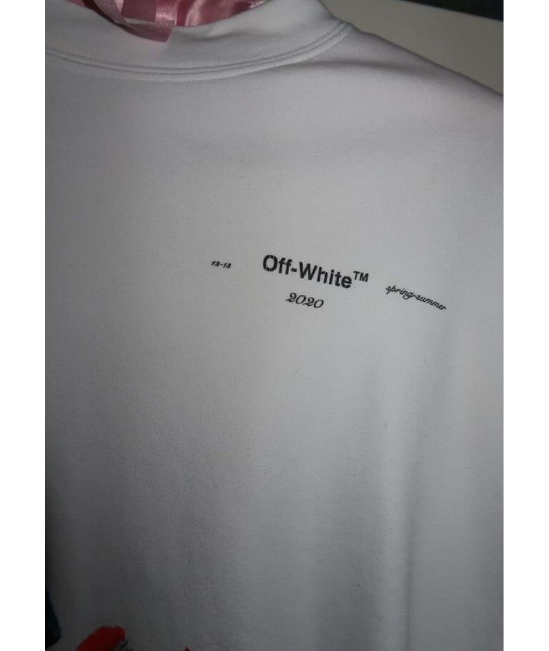 OFF-WHITE Белая футболка, фото 3