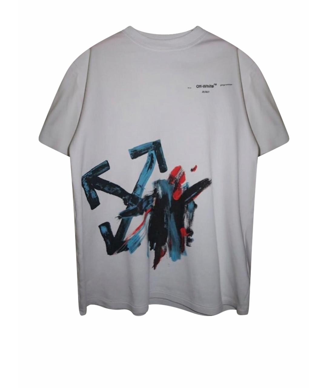 OFF-WHITE Белая футболка, фото 1