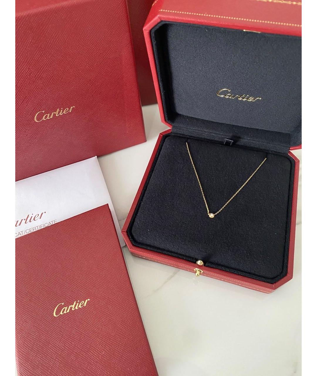 CARTIER Золотое колье из желтого золота, фото 2