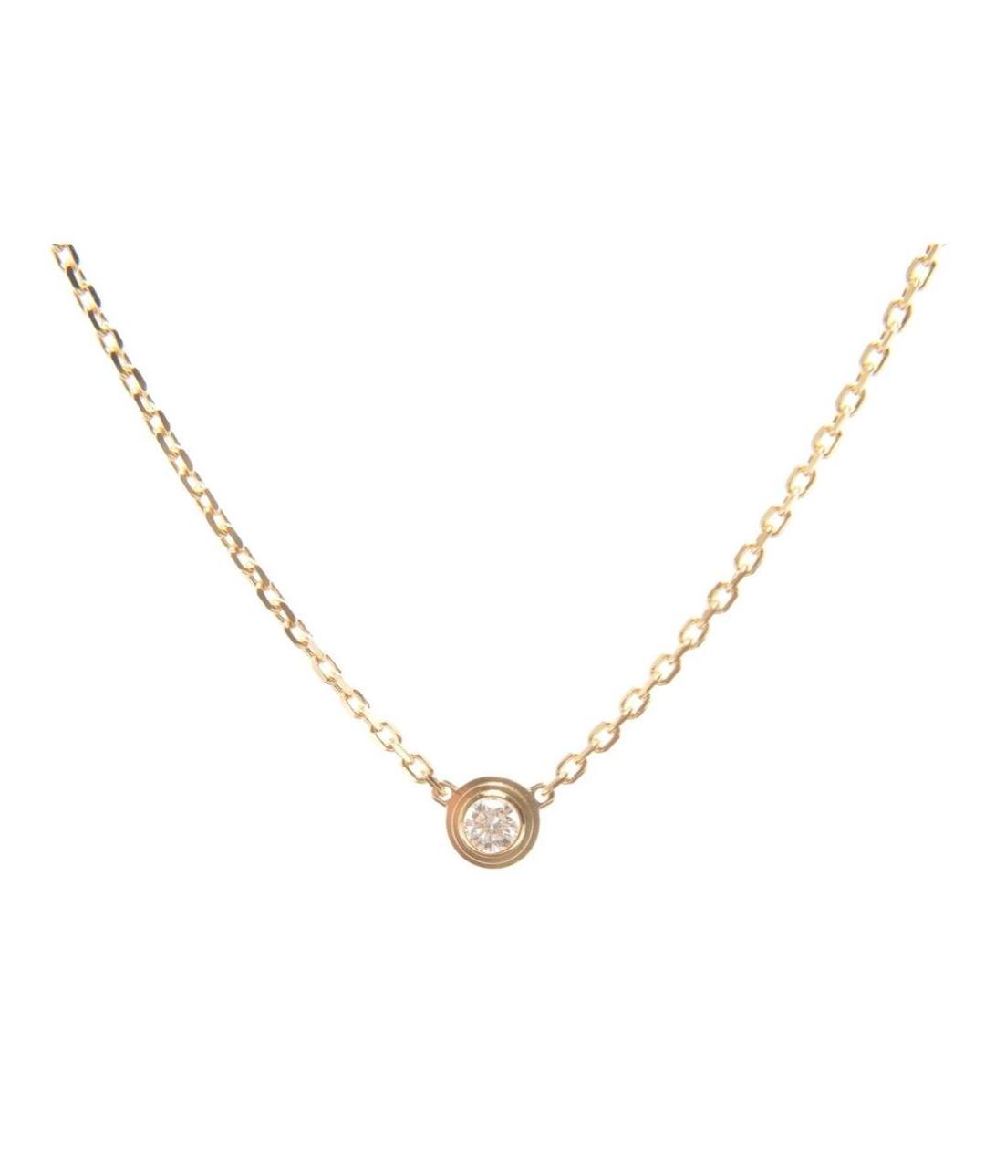 CARTIER Золотое колье из желтого золота, фото 1