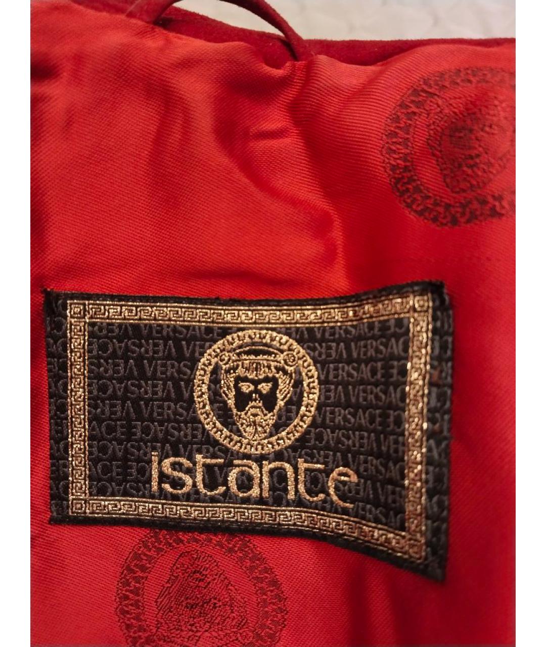 VERSACE Мульти замшевое пальто, фото 3