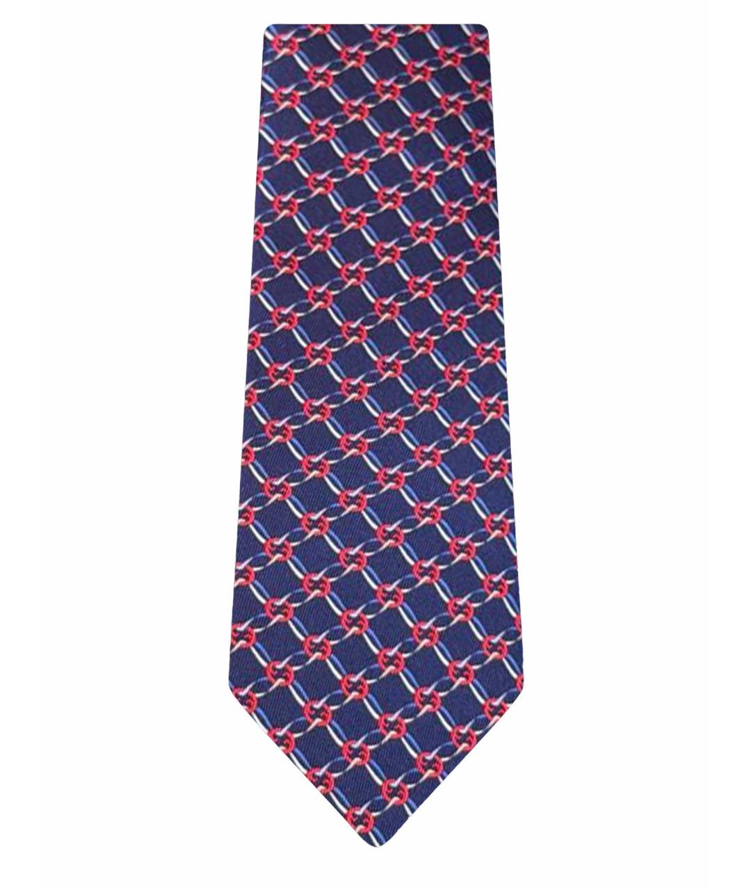 GUCCI Синий шелковый галстук, фото 1