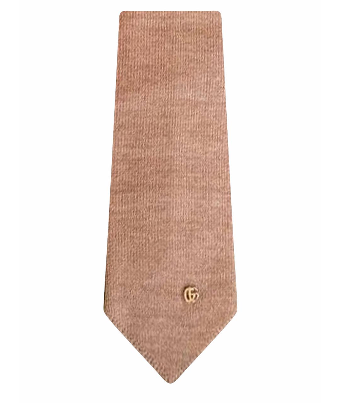 GUCCI Бежевый галстук, фото 1