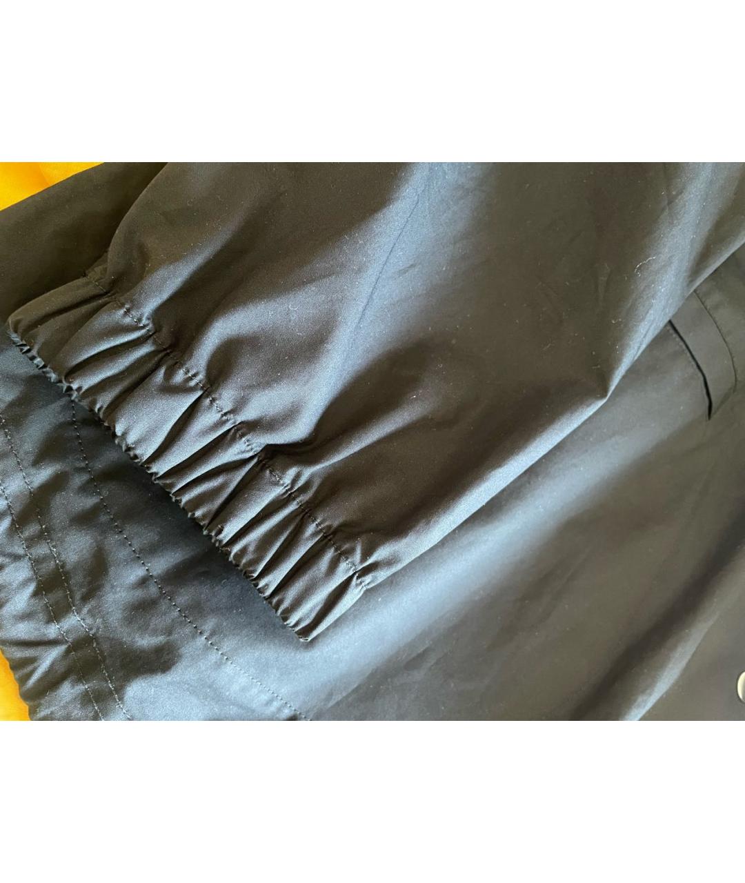 JIL SANDER Черная хлопковая куртка, фото 6