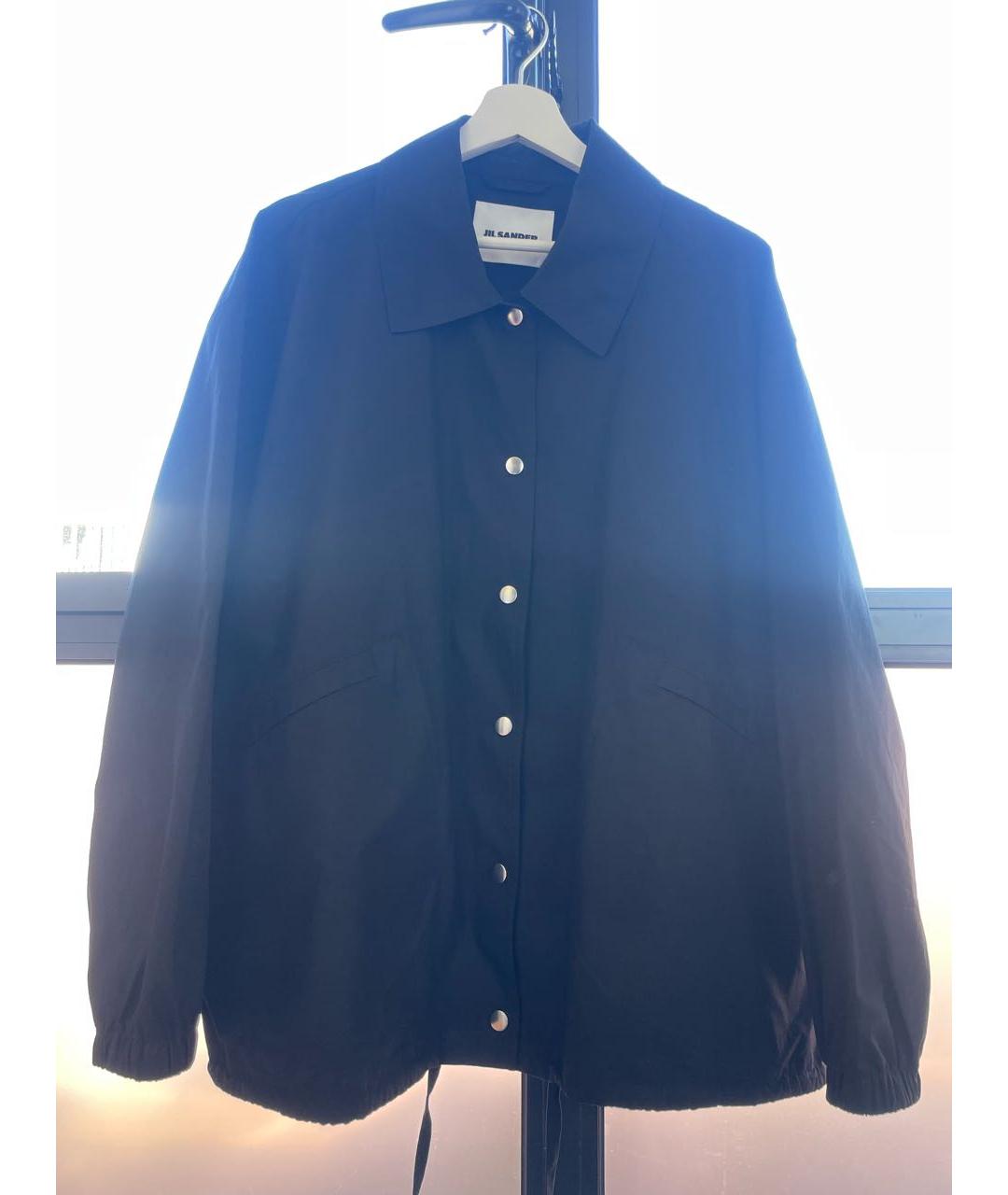 JIL SANDER Черная хлопковая куртка, фото 7