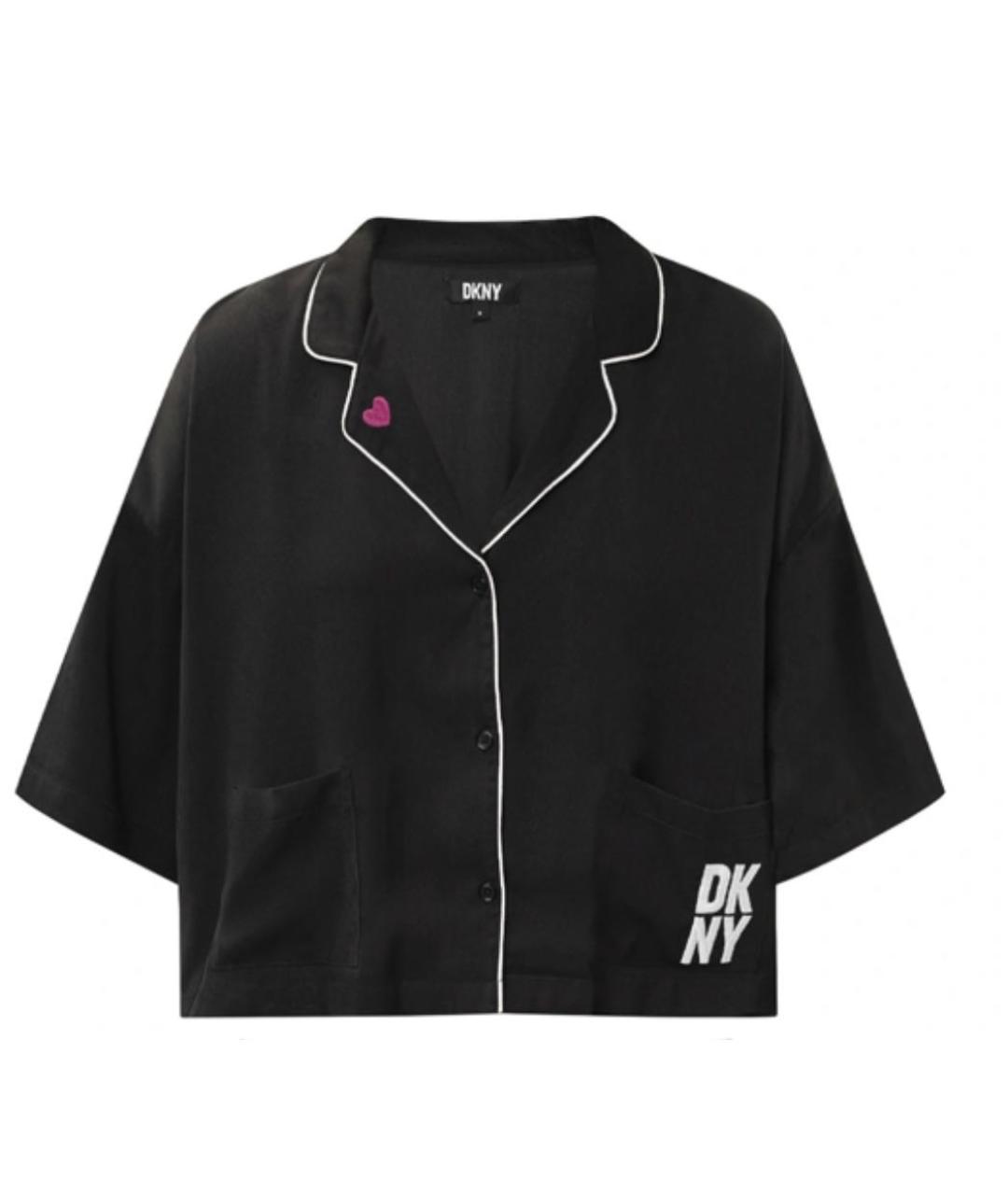 DKNY Черная полиэстеровая пижама, фото 1