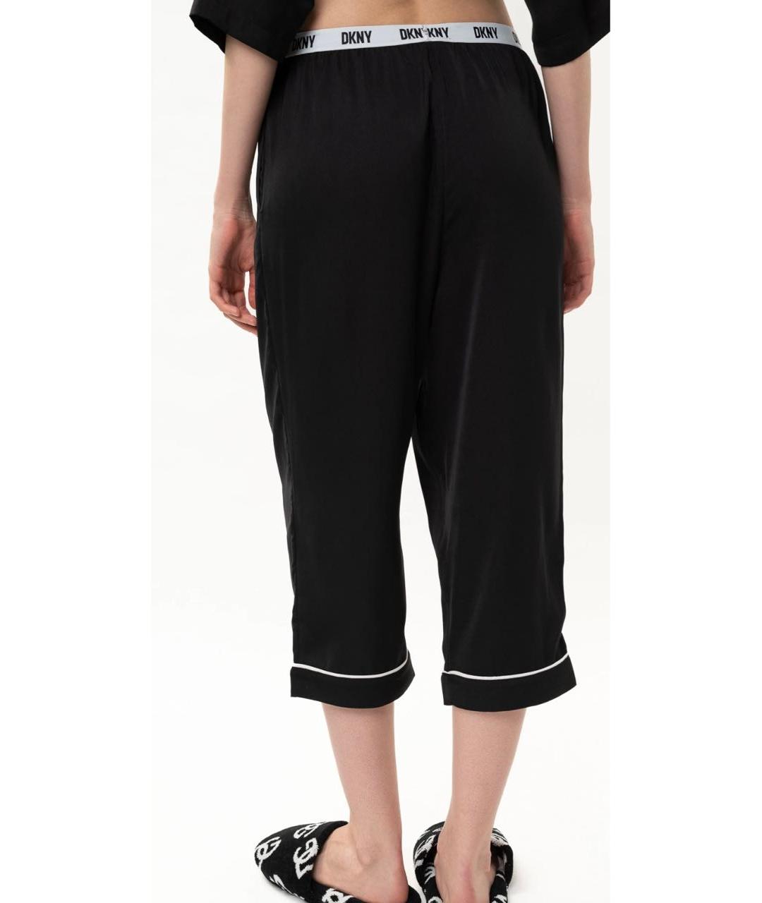 DKNY Черная полиэстеровая пижама, фото 4