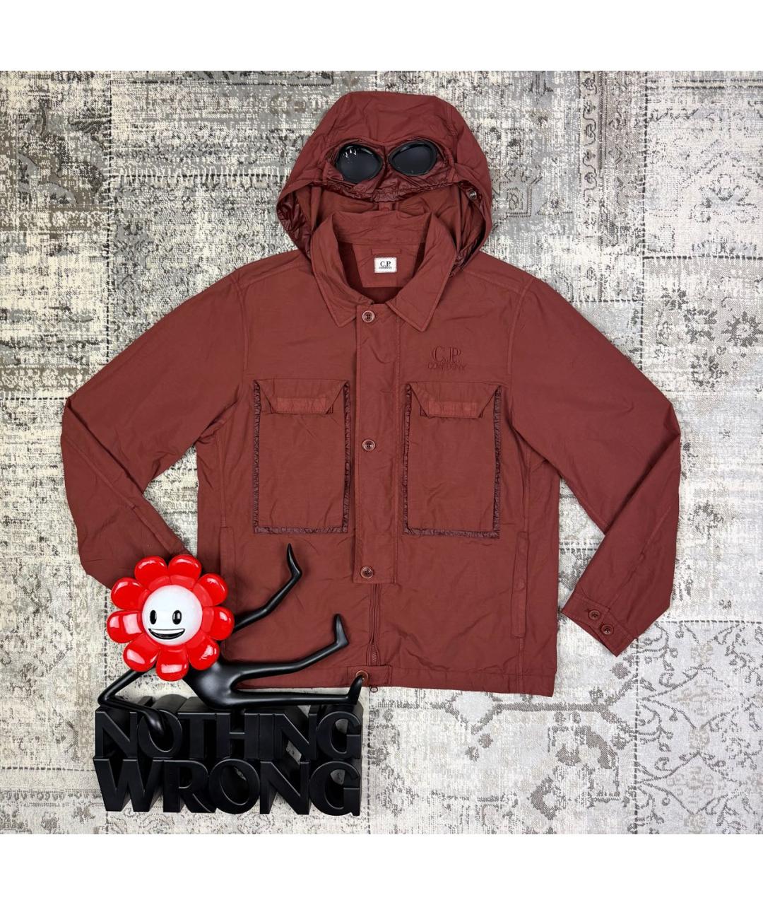 CP COMPANY Красная полиамидовая куртка, фото 8