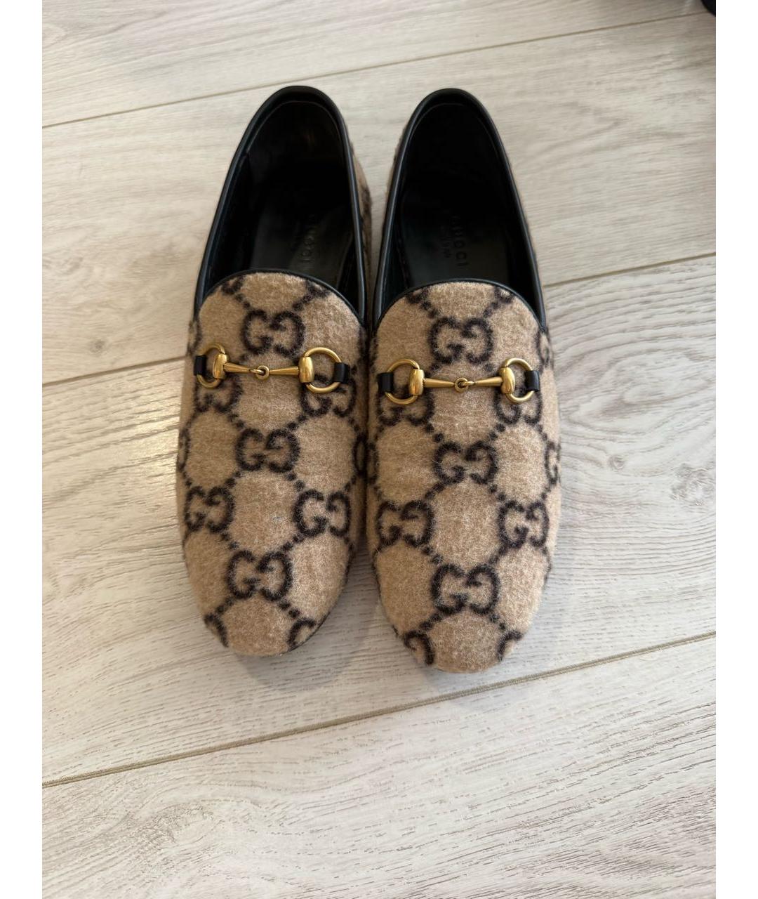 GUCCI Коричневые кожаные ботинки, фото 2