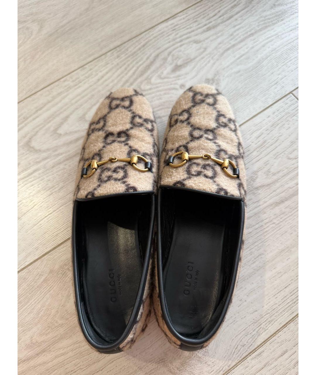 GUCCI Коричневые кожаные ботинки, фото 3