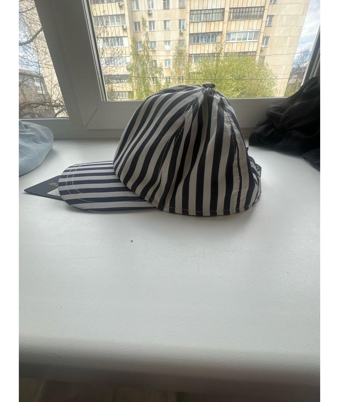 SPORTMAX Белая хлопковая кепка, фото 3