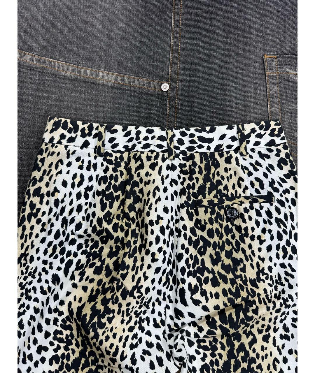WEEKEND MAX MARA Мульти хлопковые прямые брюки, фото 7