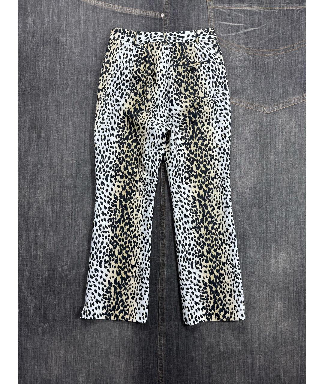 WEEKEND MAX MARA Мульти хлопковые прямые брюки, фото 5