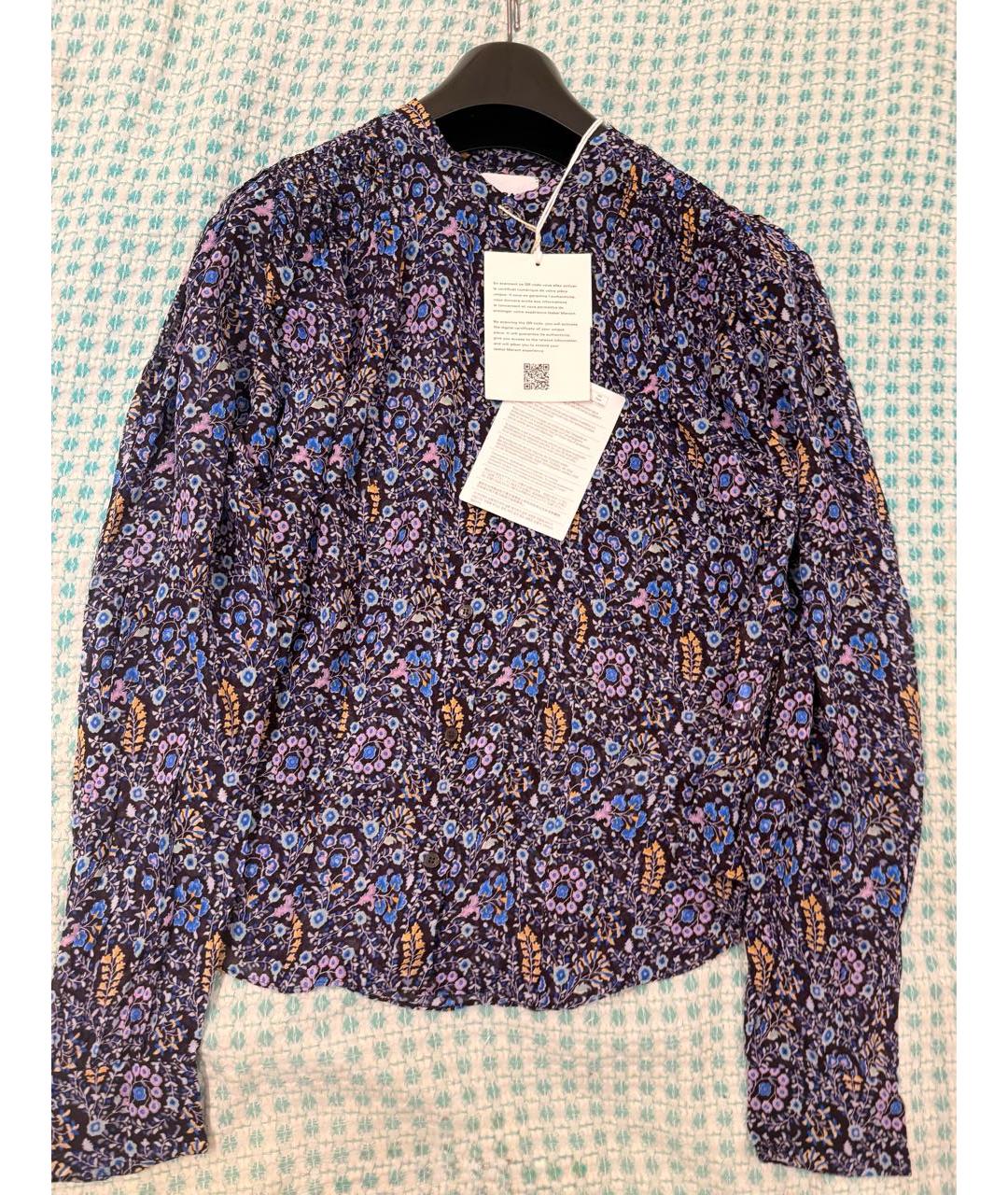 ISABEL MARANT ETOILE Синяя вискозная блузы, фото 2