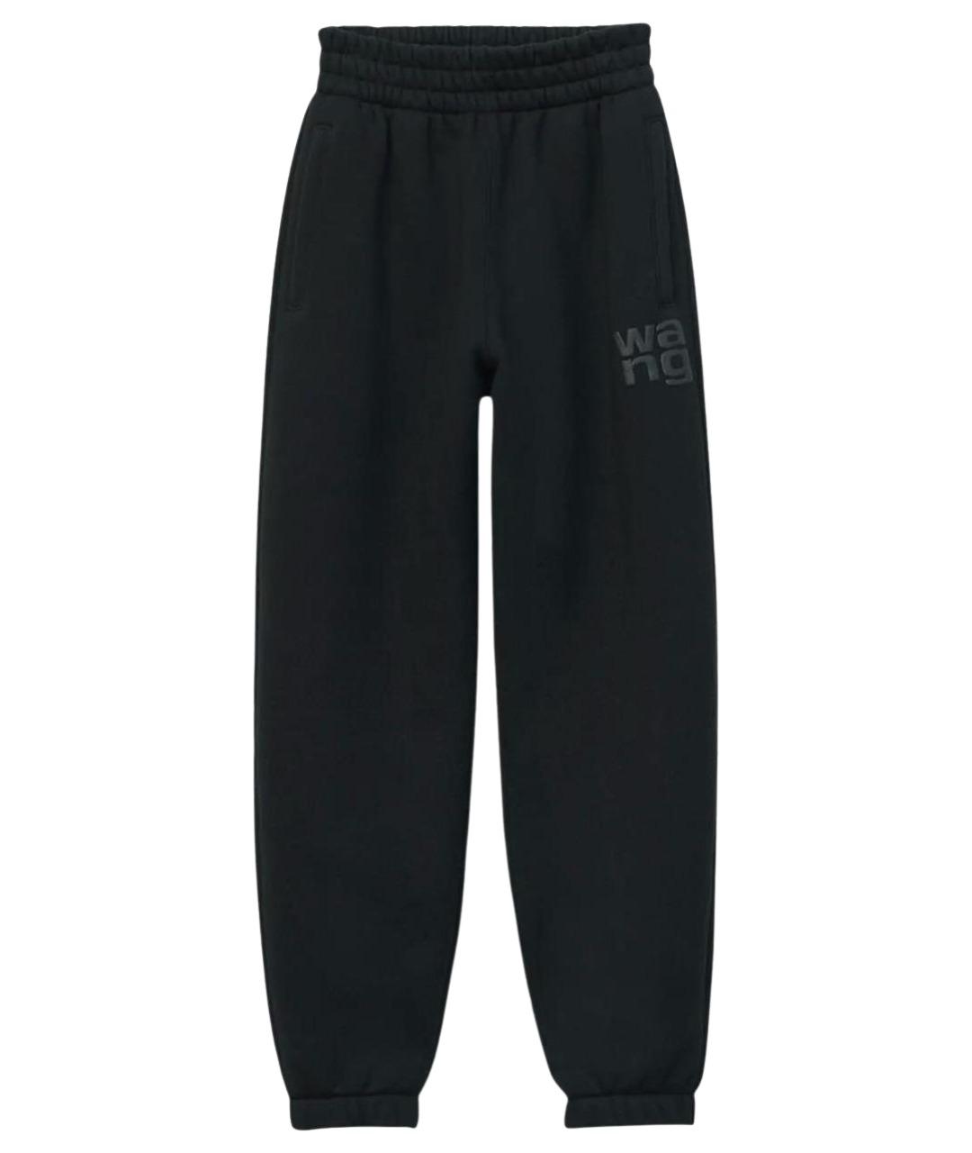 ALEXANDER WANG Черные хлопковые спортивные брюки и шорты, фото 1